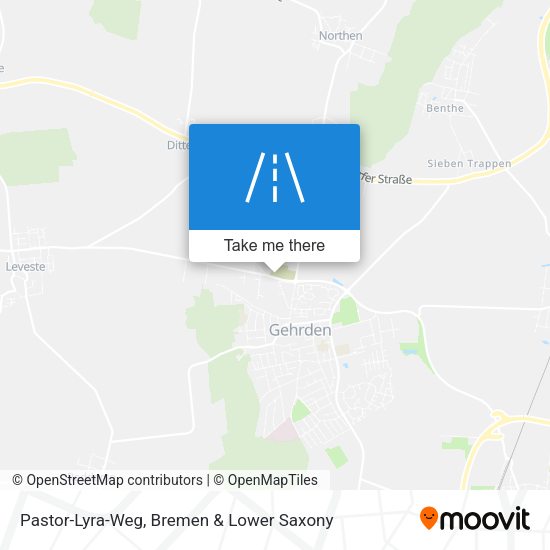 Pastor-Lyra-Weg map