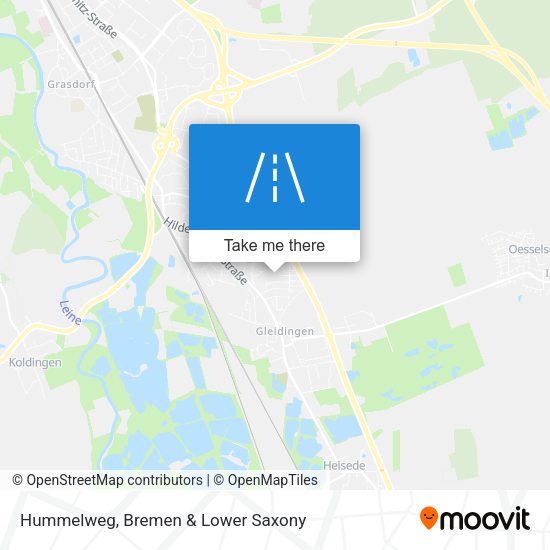 Hummelweg map