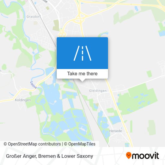Großer Anger map