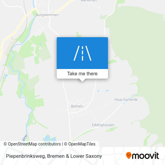Piepenbrinksweg map