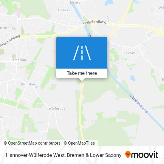 Hannover-Wülferode West map