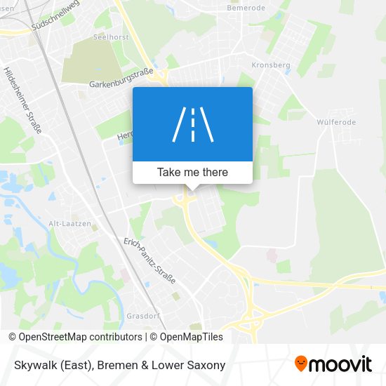 Skywalk (East) map