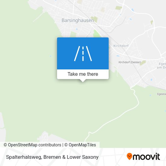 Spalterhalsweg map