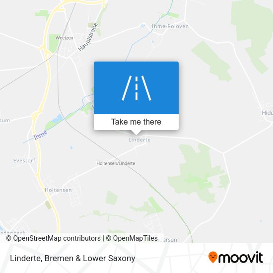 Linderte map