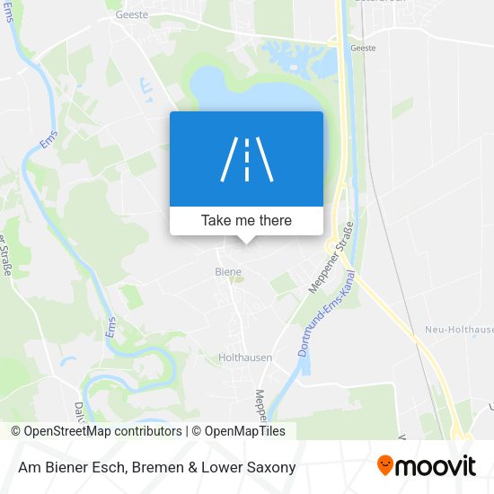 Am Biener Esch map