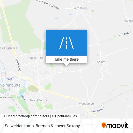 Salweidenkamp map