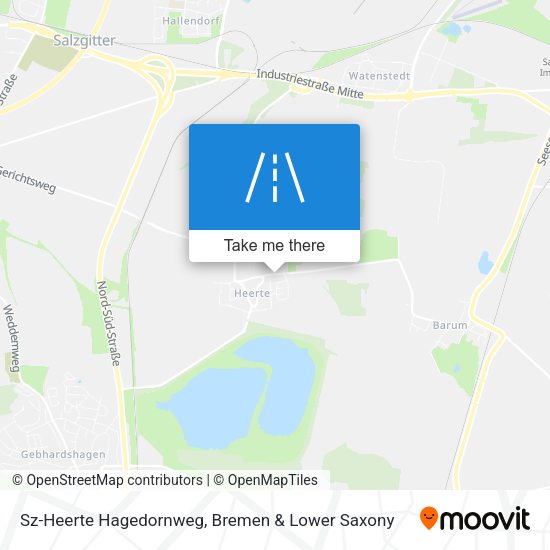 Sz-Heerte Hagedornweg map