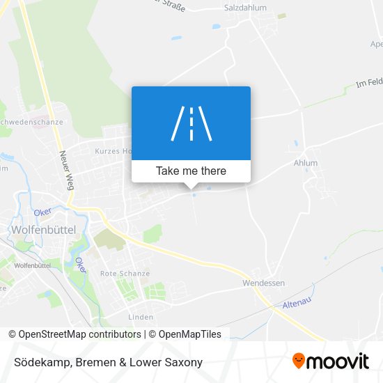 Södekamp map