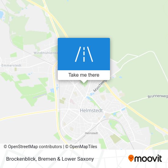 Brockenblick map