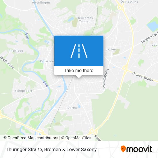 Thüringer Straße map