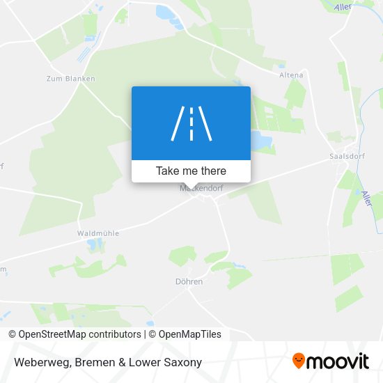 Weberweg map