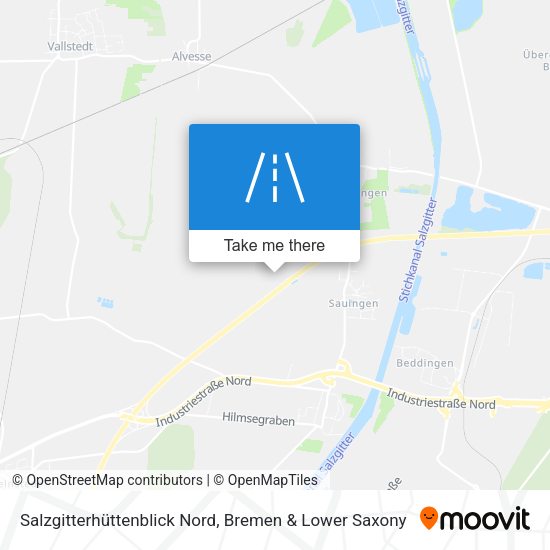 Salzgitterhüttenblick Nord map