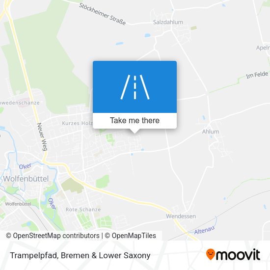 Trampelpfad map