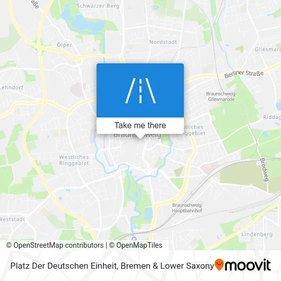 Карта Platz Der Deutschen Einheit