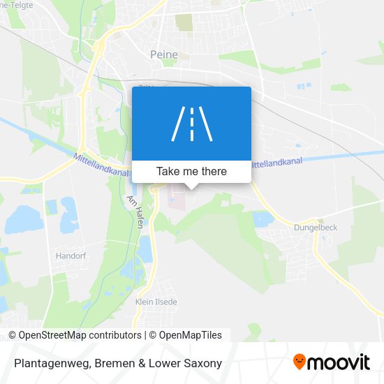 Plantagenweg map