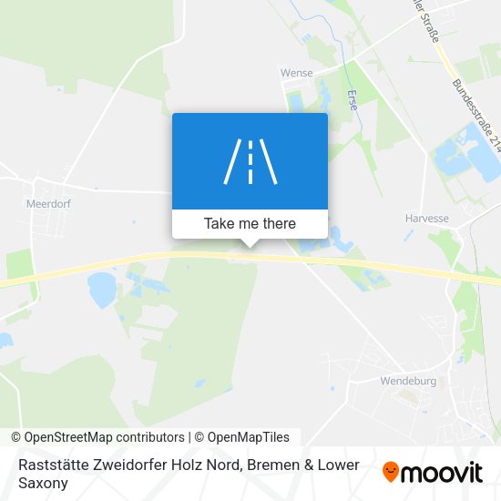 Raststätte Zweidorfer Holz Nord map