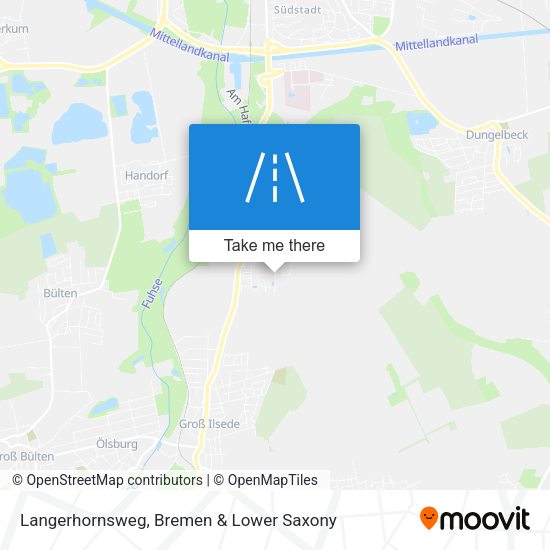 Langerhornsweg map