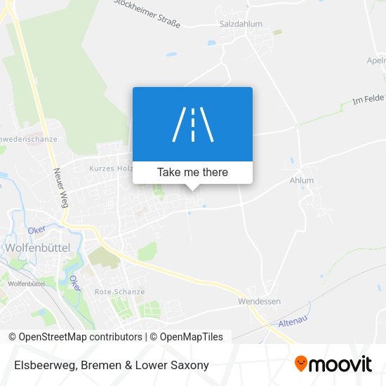 Elsbeerweg map