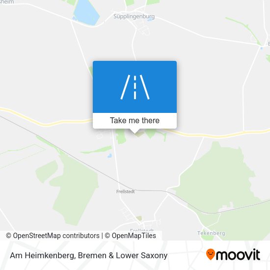 Am Heimkenberg map
