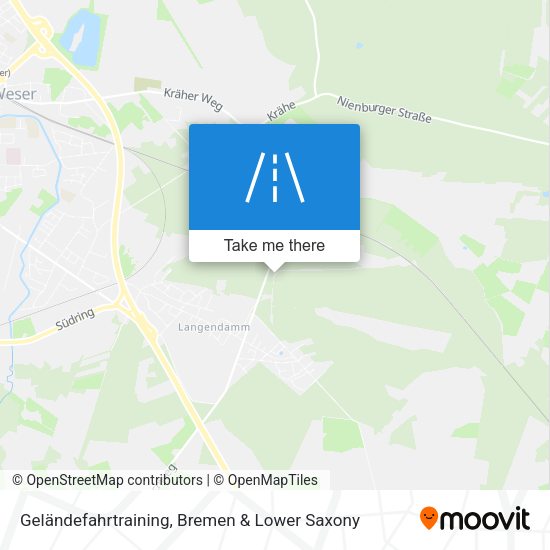 Geländefahrtraining map