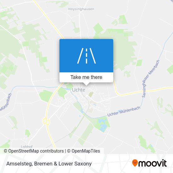 Amselsteg map