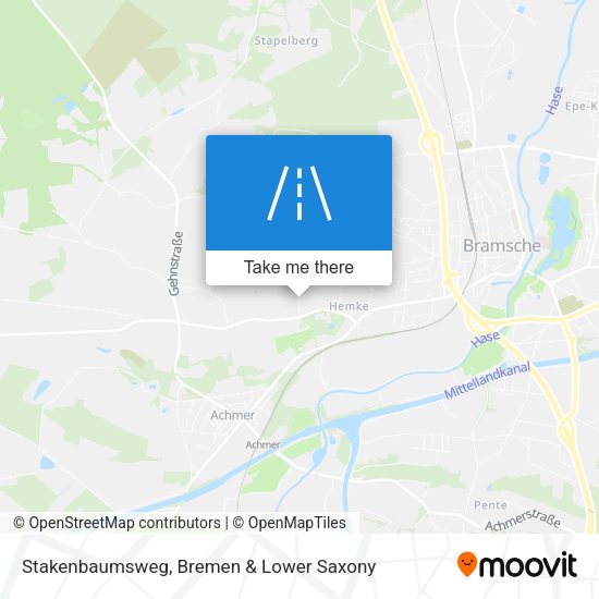 Stakenbaumsweg map