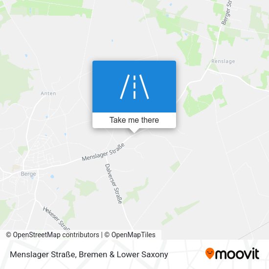 Menslager Straße map