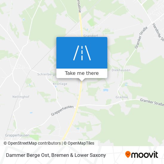 Dammer Berge Ost map