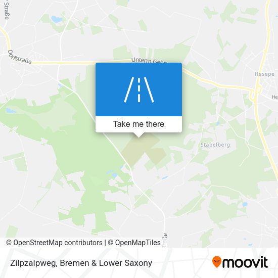 Zilpzalpweg map