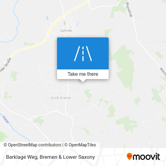 Barklage Weg map