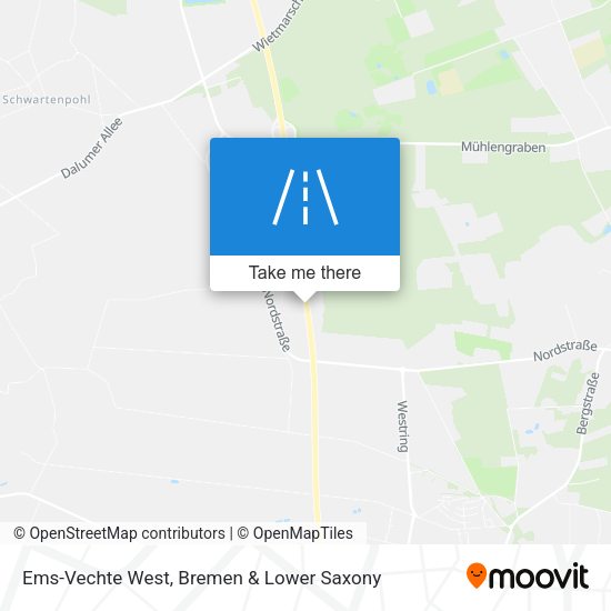 Ems-Vechte West map