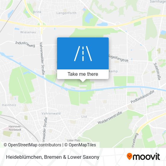 Heideblümchen map