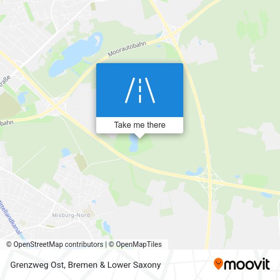 Grenzweg Ost map