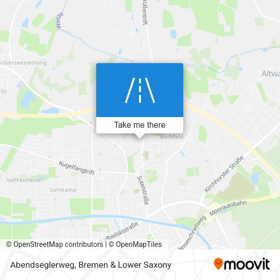 Abendseglerweg map