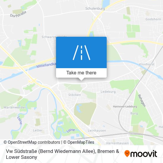 Vw Südstraße (Bernd Wiedemann Allee) map