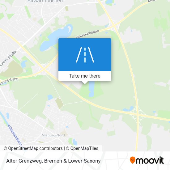 Alter Grenzweg map