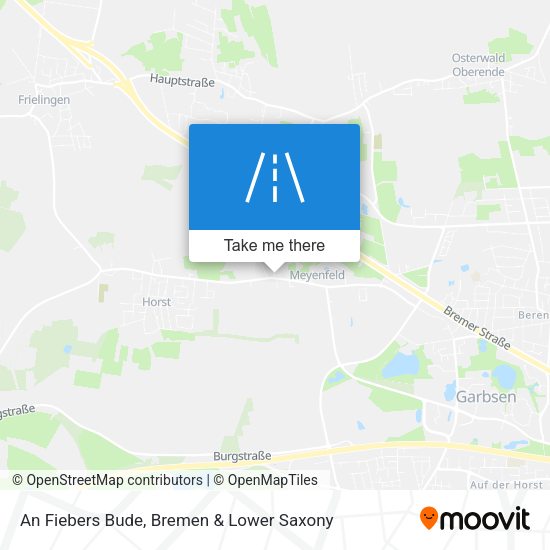 An Fiebers Bude map