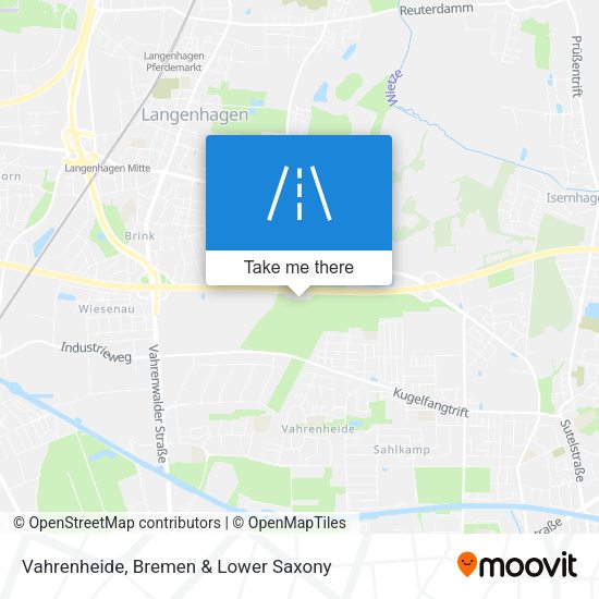 Vahrenheide map