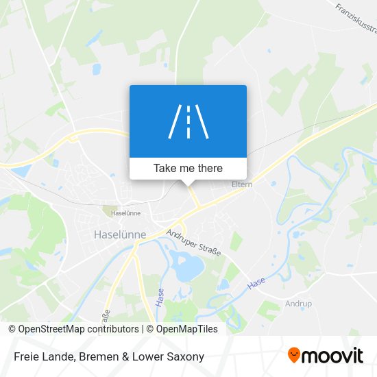 Freie Lande map