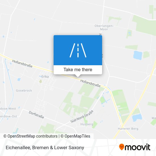 Eichenallee map