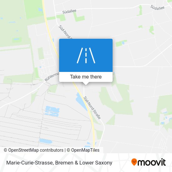 Marie-Curie-Strasse map