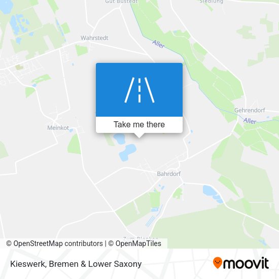 Kieswerk map