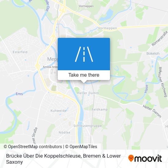 Brücke Über Die Koppelschleuse map