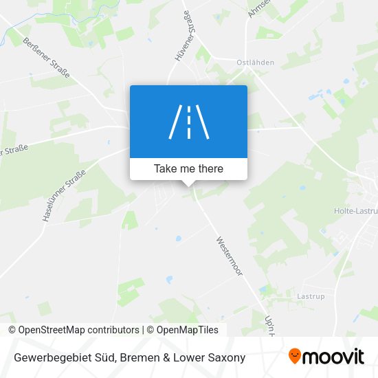 Gewerbegebiet Süd map