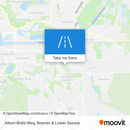 Карта Albert-Bratz-Weg