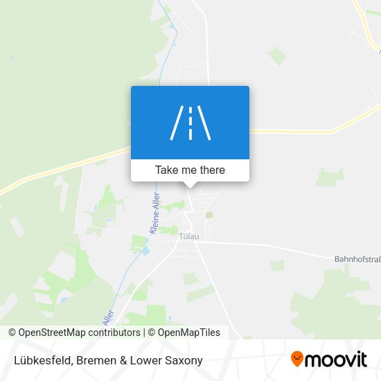 Lübkesfeld map