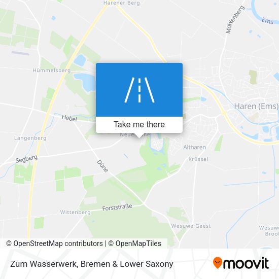 Zum Wasserwerk map