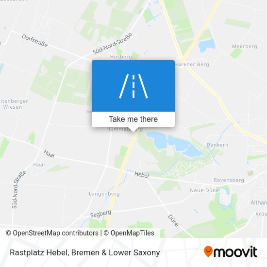 Rastplatz Hebel map