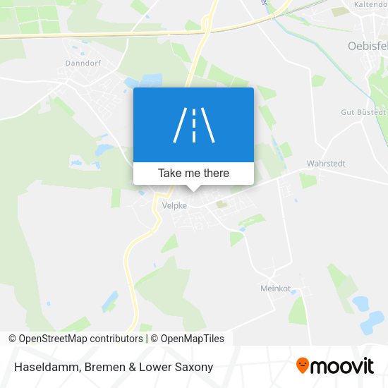 Haseldamm map