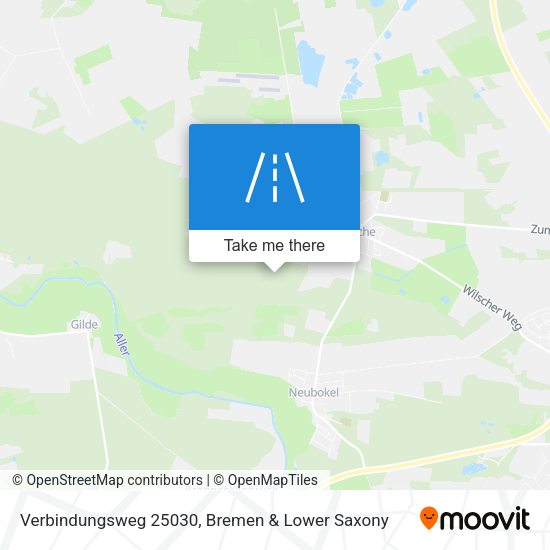 Verbindungsweg 25030 map